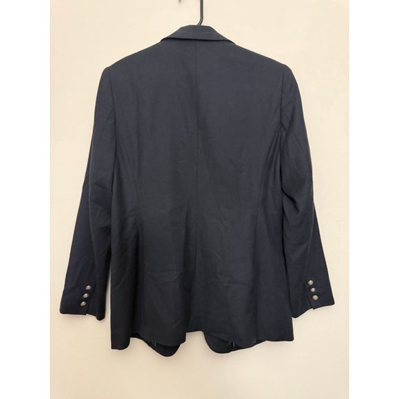 Women's Tommy Hilfiger Navy Blazer with Gold Crest Size 6 - Picture 6 of 6